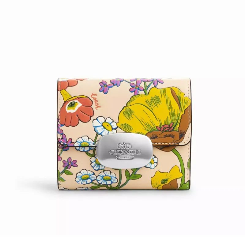 Coach Eliza Small Wallet With Floral Print sold by Ruumur
