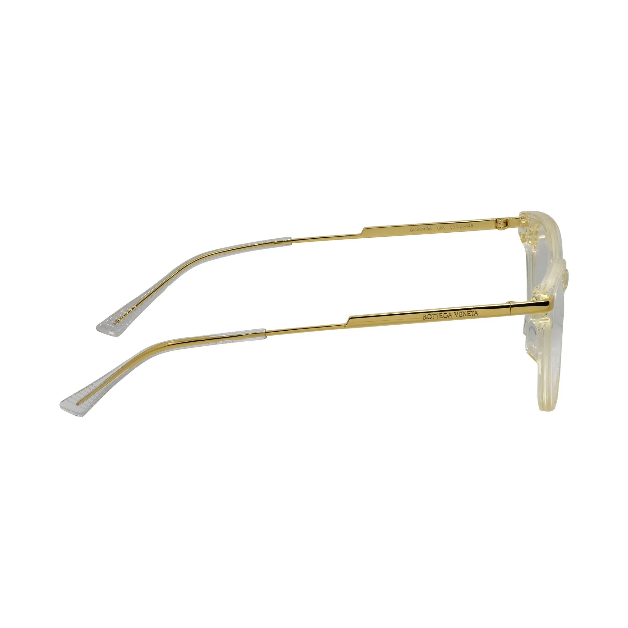 Bottega Veneta Womens Transparent Beige Eyeglasses BV_1074OA_003_53mm sold by Ruumur product image thumbnail 3
