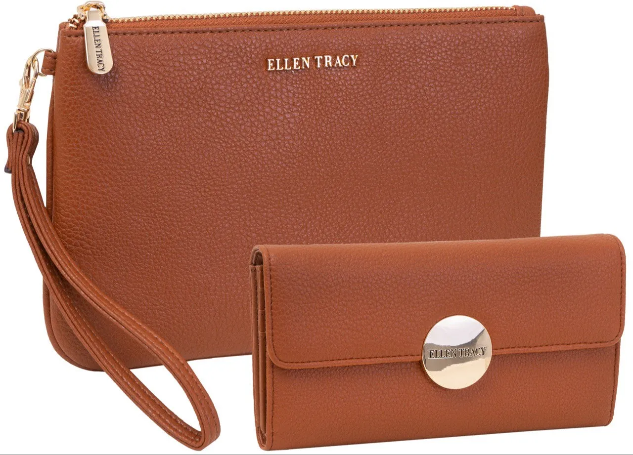 Ellen Tracy Wristlet And Continental Clutch Wallet Set sold by Ruumur product image thumbnail 5