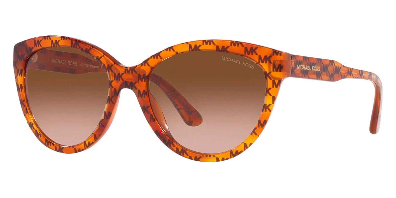 Michael Kors Women's Makena 55mm Amber Mk Heritage Sunglasses made by Ruumur