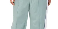Fila Women's Valery Mid Rise Drawstring Velour Pants Blue Size 1X sold by Ruumur