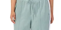 Fila Women's Valery Mid Rise Drawstring Velour Pants Blue Size 1X sold by Ruumur