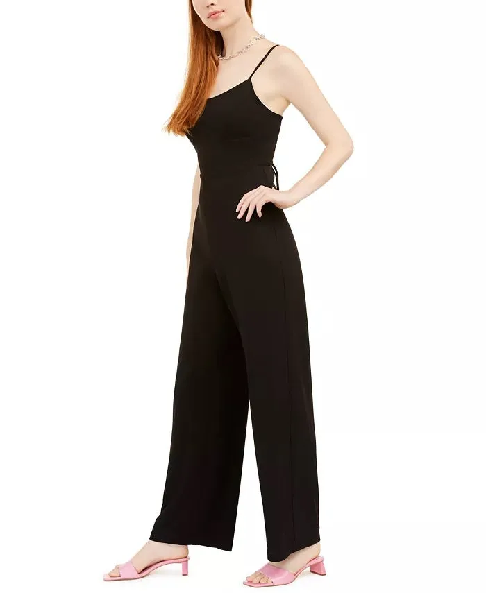 Teeze Me Women's Juniors' Lace-Back Jumpsuit Black Size 3 sold by Ruumur product image thumbnail 3