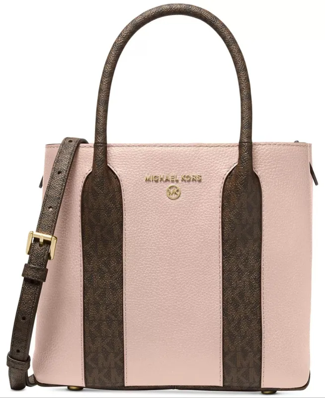 Michael Kors Signature Austin Leather Messenger Bag sold by Ruumur