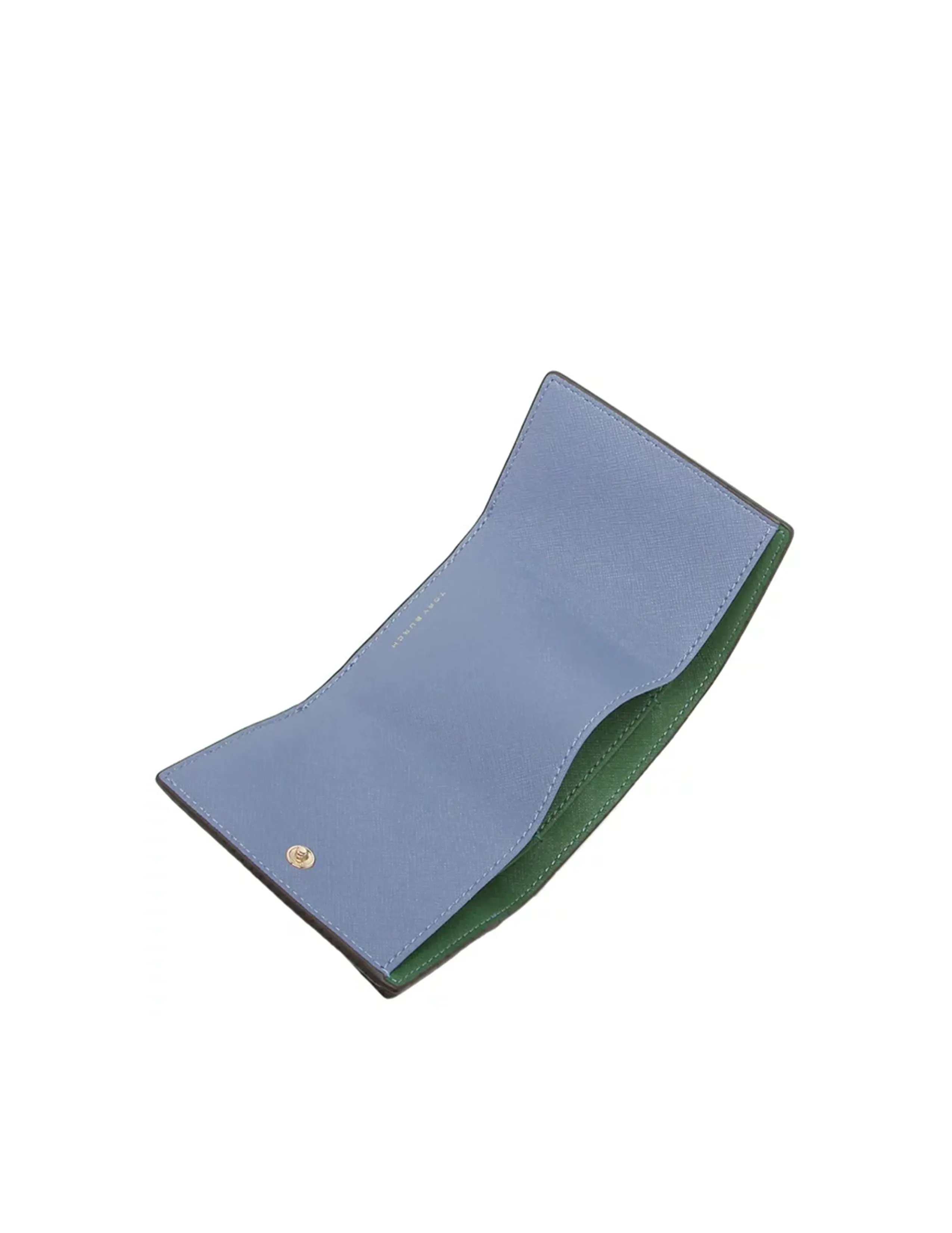 Tory Burch Bluewood / Tory Navy / Arugula Emerson Colorblock Micro Wallet sold by Ruumur product image thumbnail 3