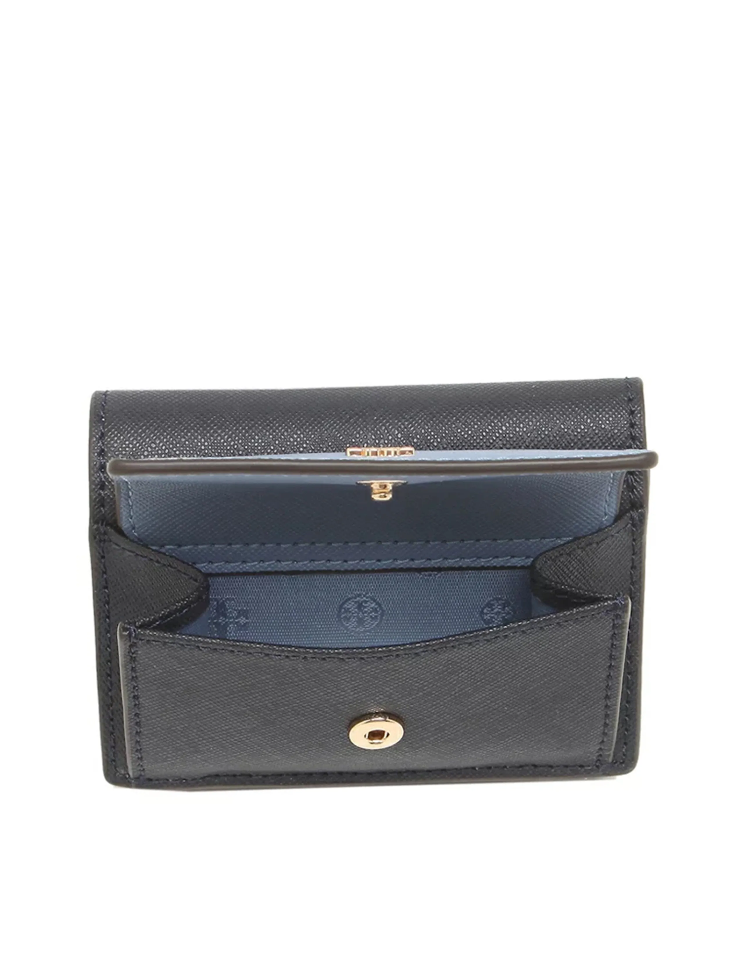 Tory Burch Bluewood / Tory Navy / Arugula Emerson Colorblock Micro Wallet sold by Ruumur product image thumbnail 4