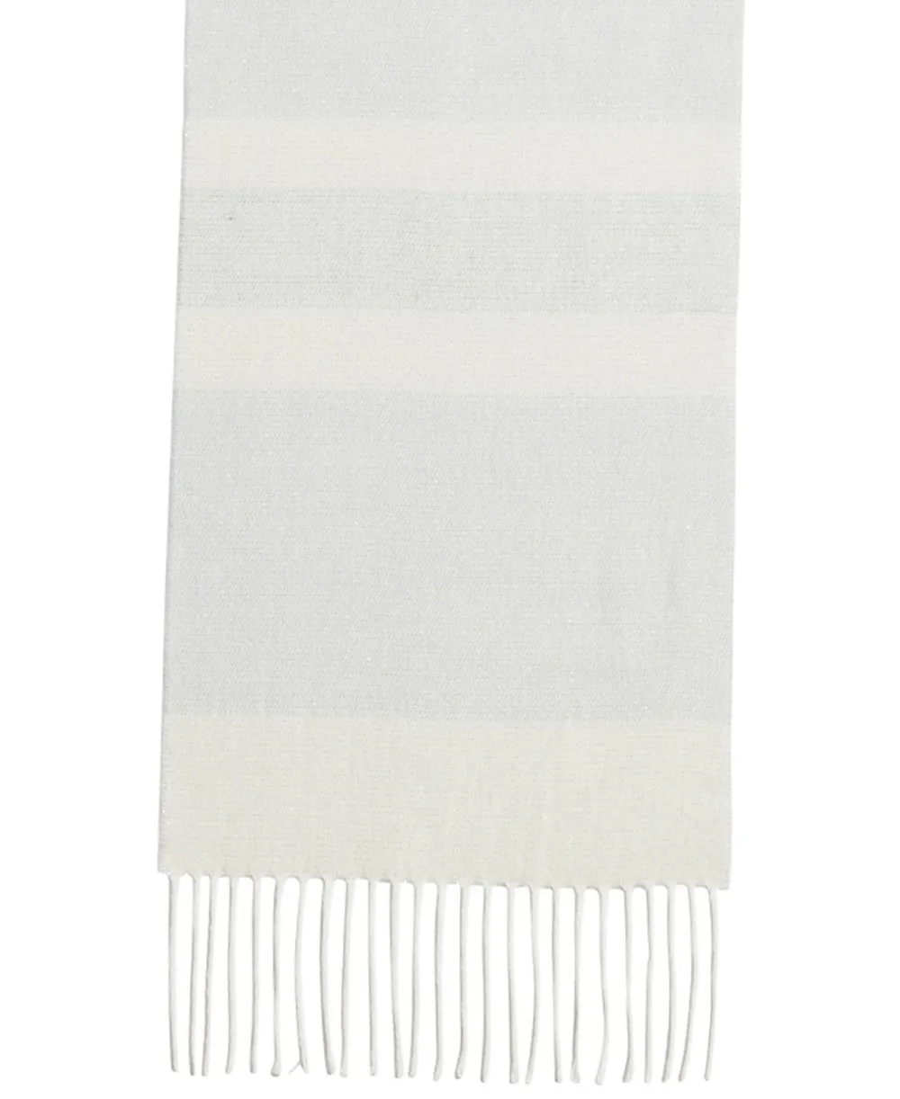 Steve Madden Women's Lurex Striped Muffler Scarf Blue Size Regular sold by Ruumur