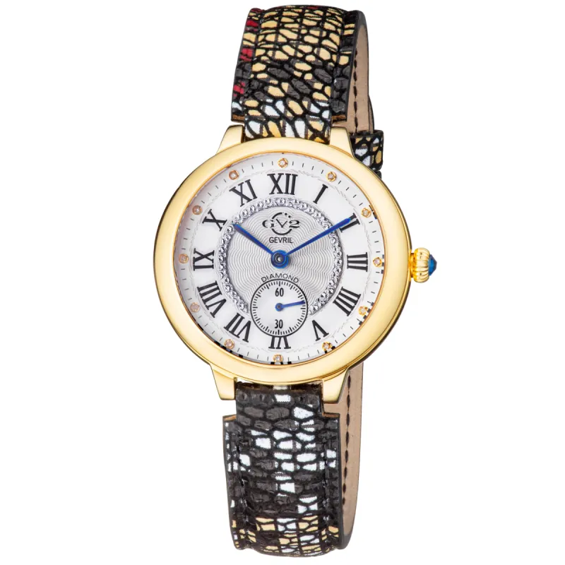 GV2 by Gevril Women's Rome 36mm Quartz Watch 12202S sold by Ruumur