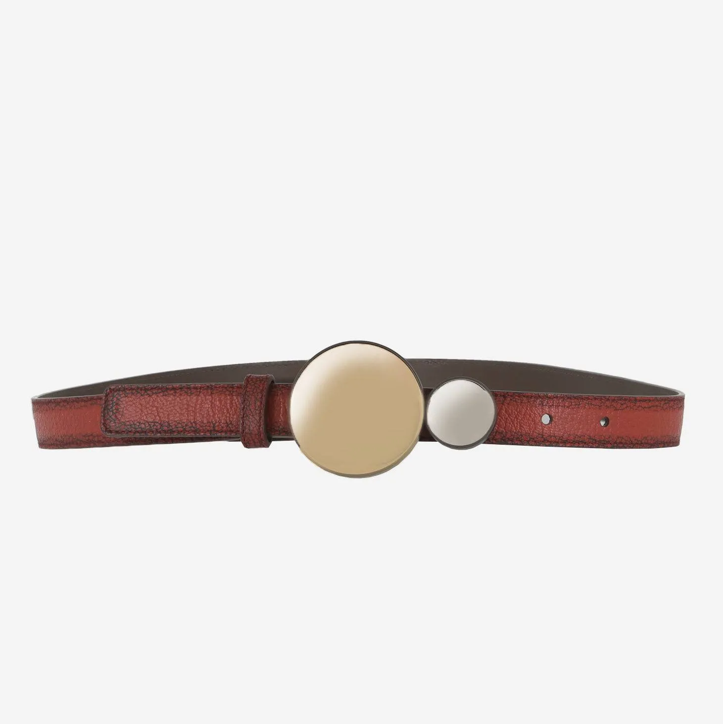 Bottega Veneta Multicolor Leather Belt 347227-Vaho0-6310 sold by Ruumur