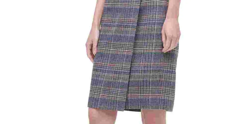 Calvin Klein Women's Tweed Pencil Skirt Brown Size 12 sold by Ruumur product image thumbnail 2