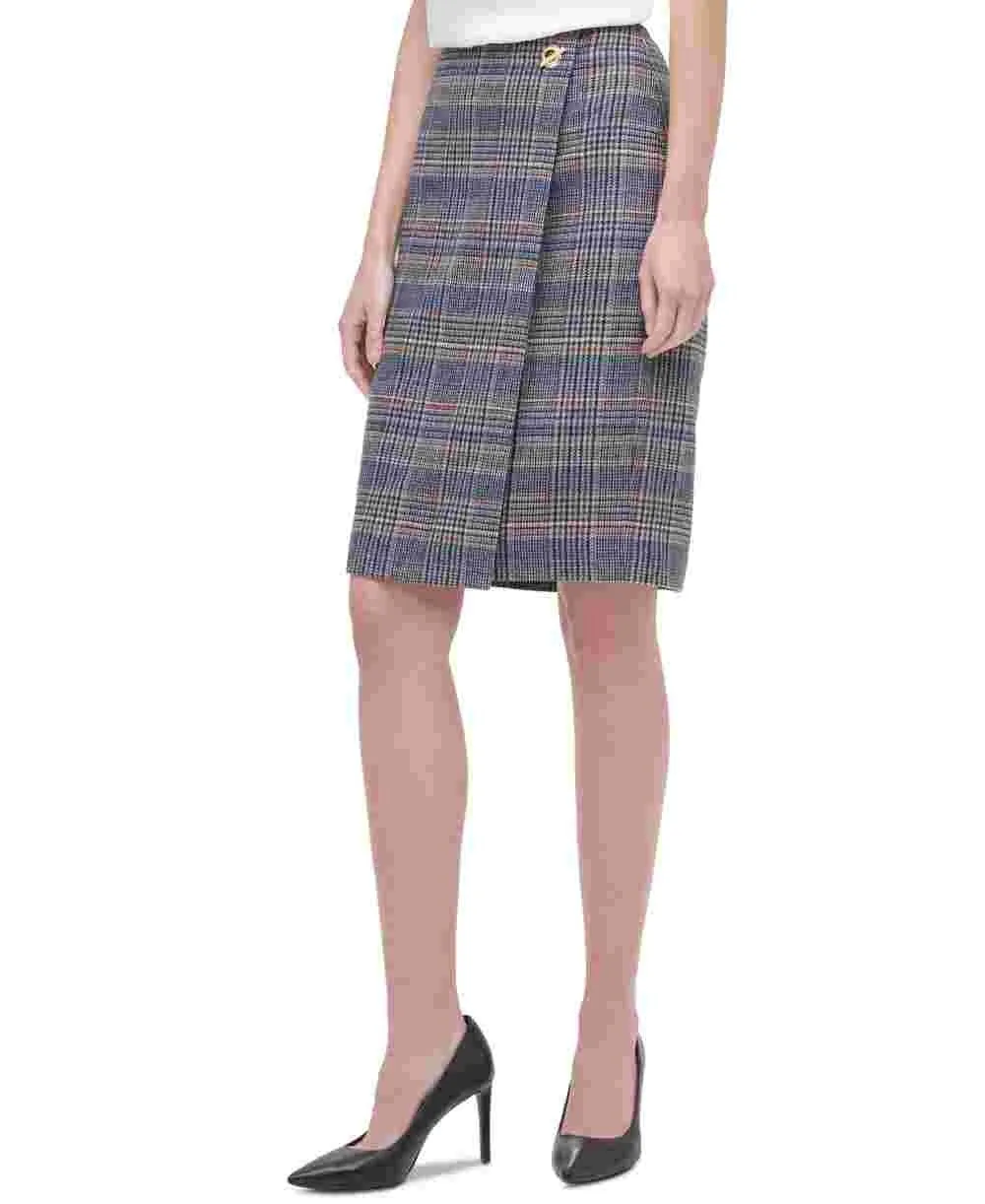 Calvin Klein Women's Tweed Pencil Skirt Brown Size 12 sold by Ruumur