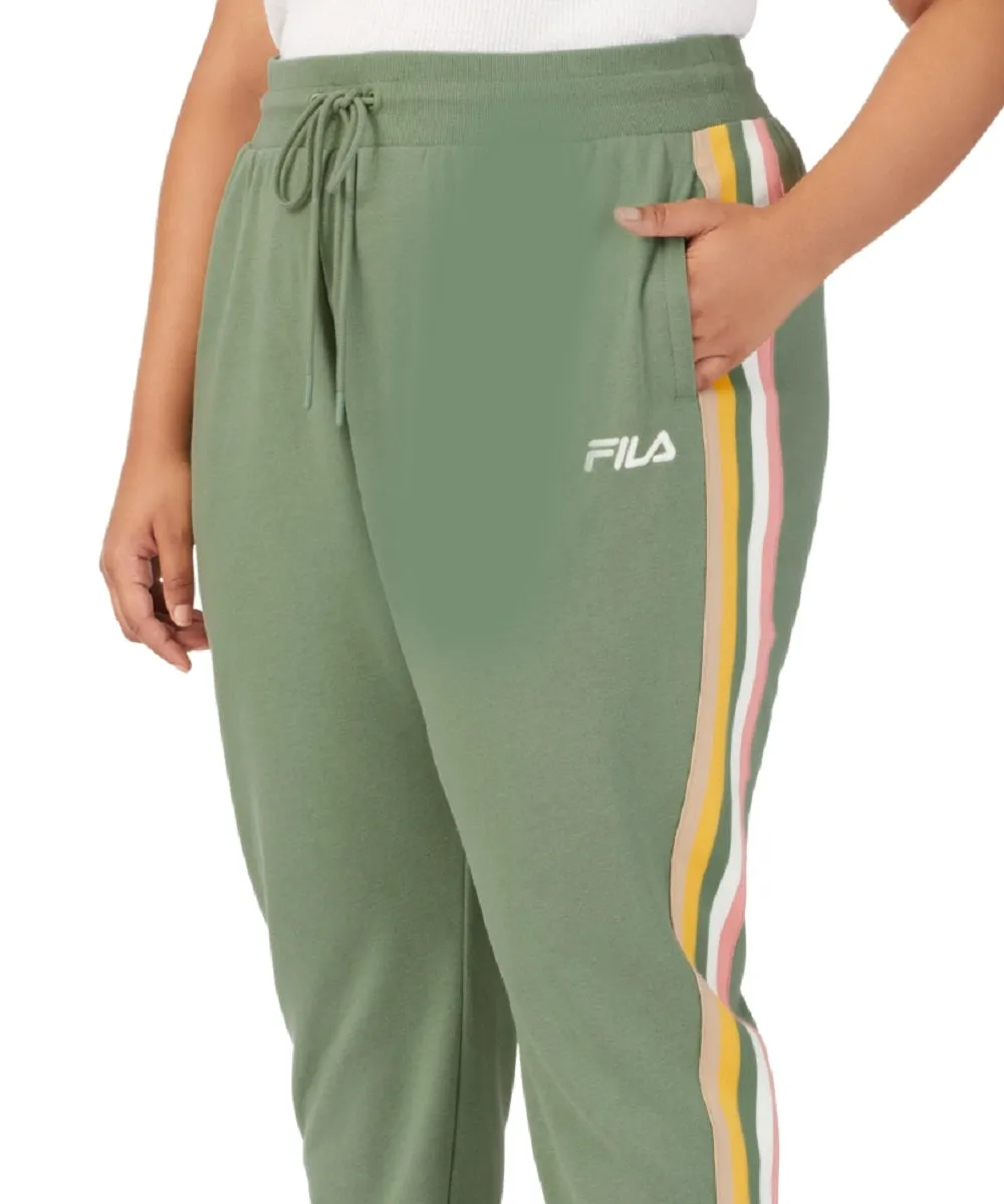 Fila Women's Clover Mid Rise Drawstring Jogger Green sold by Ruumur product image thumbnail 2