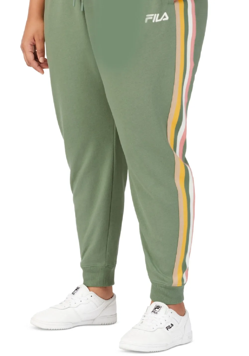 Fila Women's Clover Mid Rise Drawstring Jogger Green sold by Ruumur product image thumbnail 3