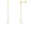Splendid Pearls 14K Yellow Gold Diamond Earrings HOF-45WY sold by Ruumur