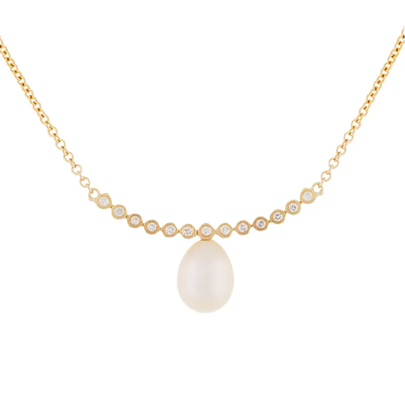 Splendid Pearls 14K Yellow Gold Pearl Pendant HE-229YG sold by Ruumur