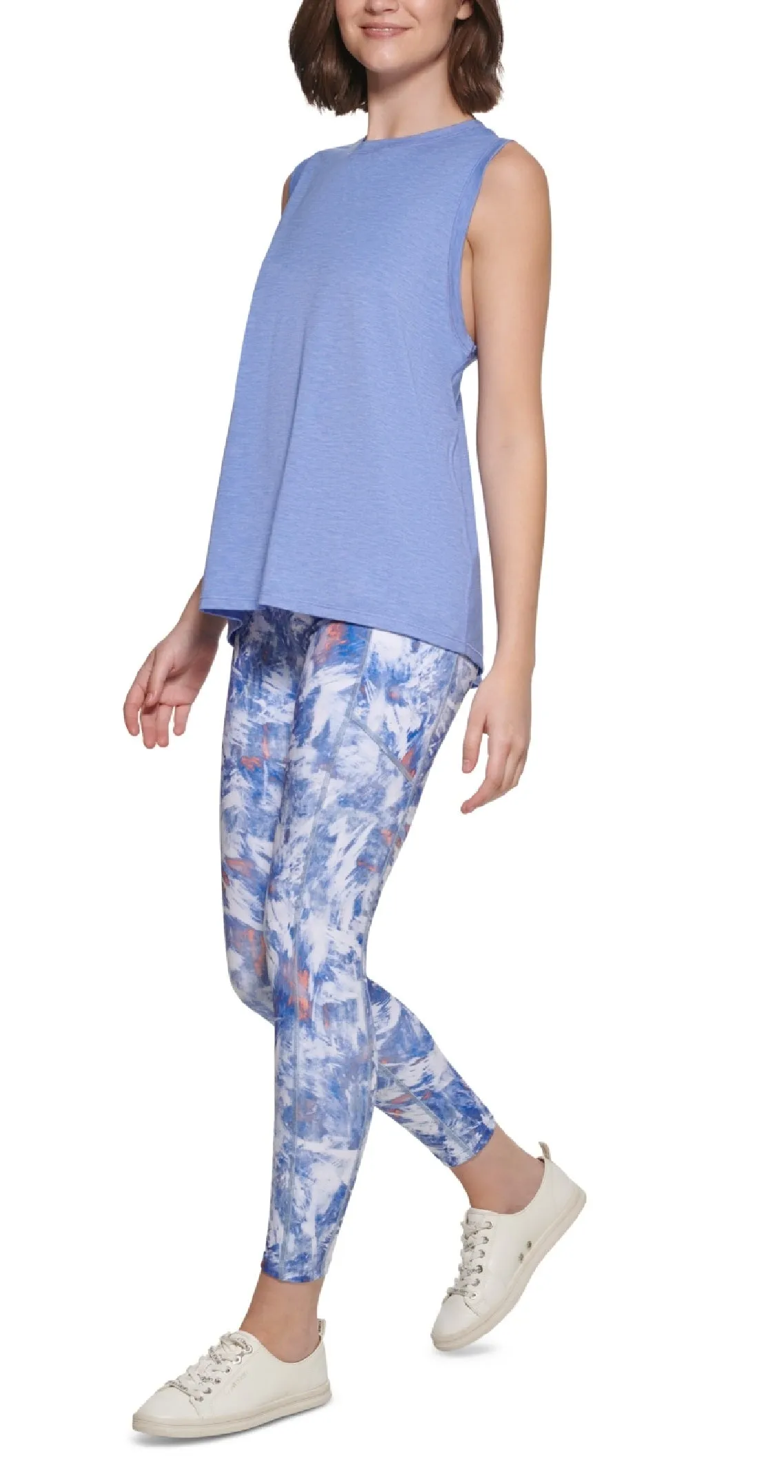 Calvin Klein Women's Dropped Armhole Tank Top Purple sold by Ruumur