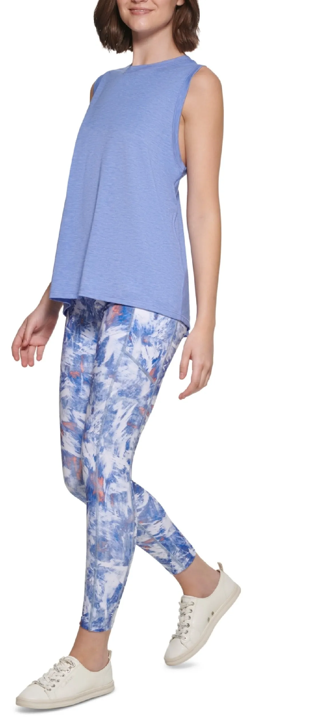 Calvin Klein Women's Dropped Armhole Tank Top Purple sold by Ruumur product image thumbnail 5