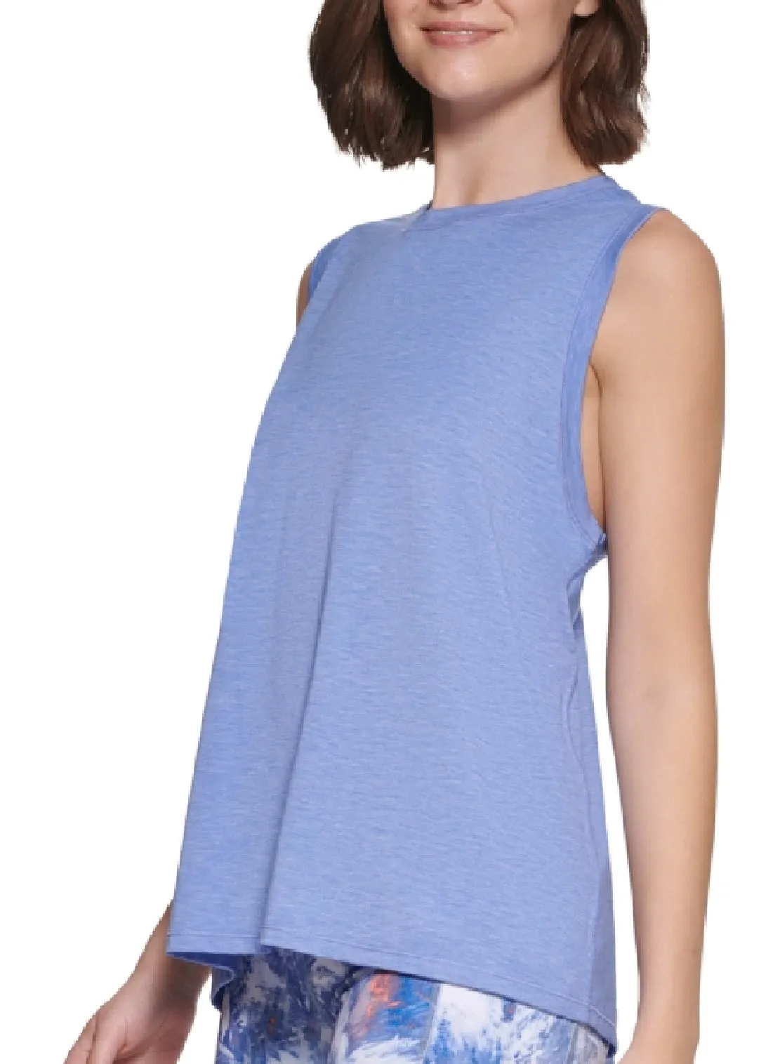 Calvin Klein Women's Dropped Armhole Tank Top Purple sold by Ruumur product image thumbnail 3