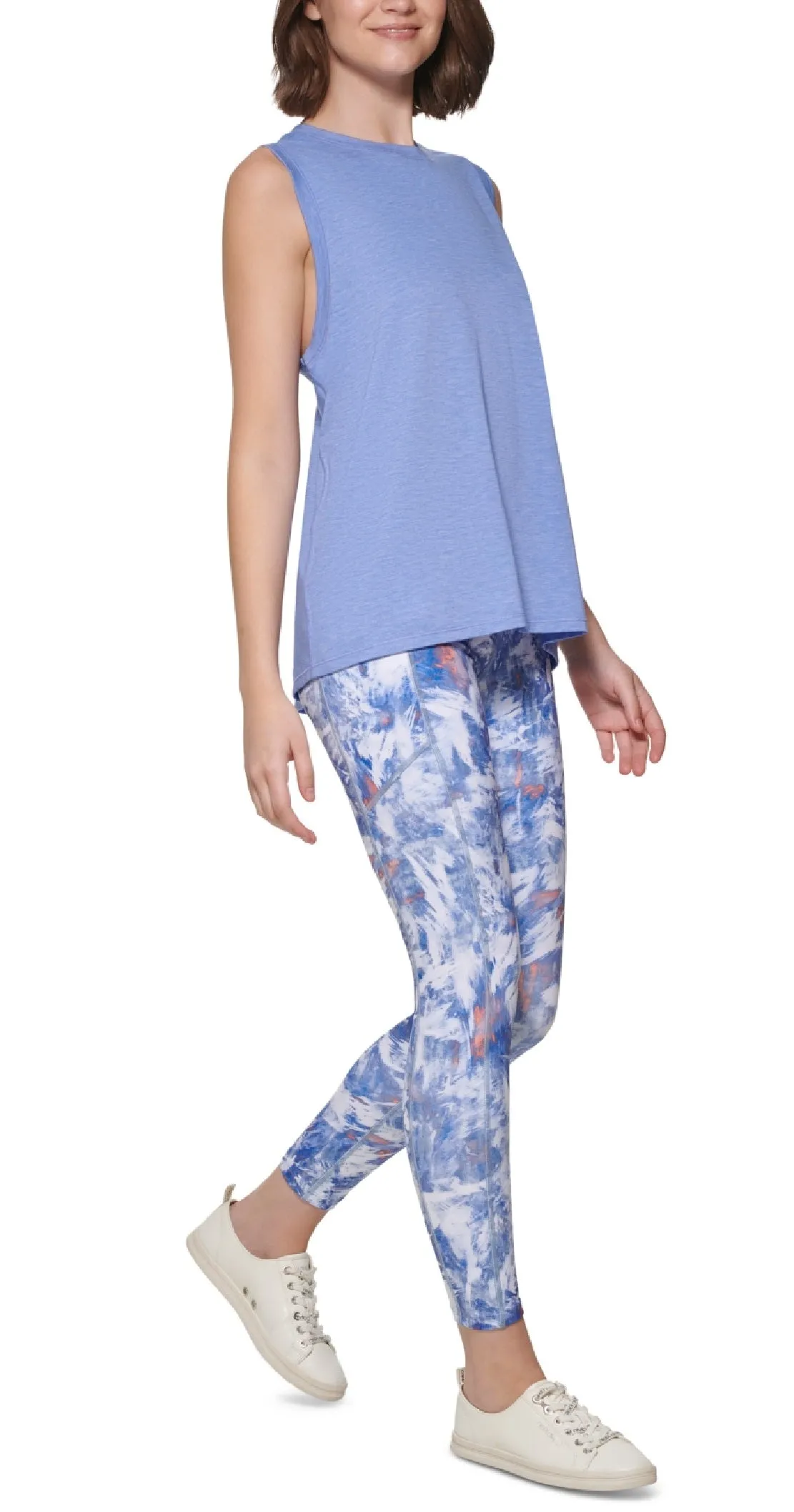 Calvin Klein Women's Dropped Armhole Tank Top Purple sold by Ruumur product image thumbnail 2