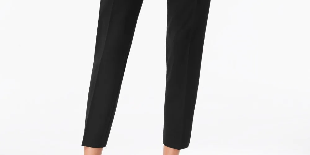 Tommy Hilfiger Women's Twill Slim Leg Ankle Dress Pants Black Size 0 sold by Ruumur product image thumbnail 3