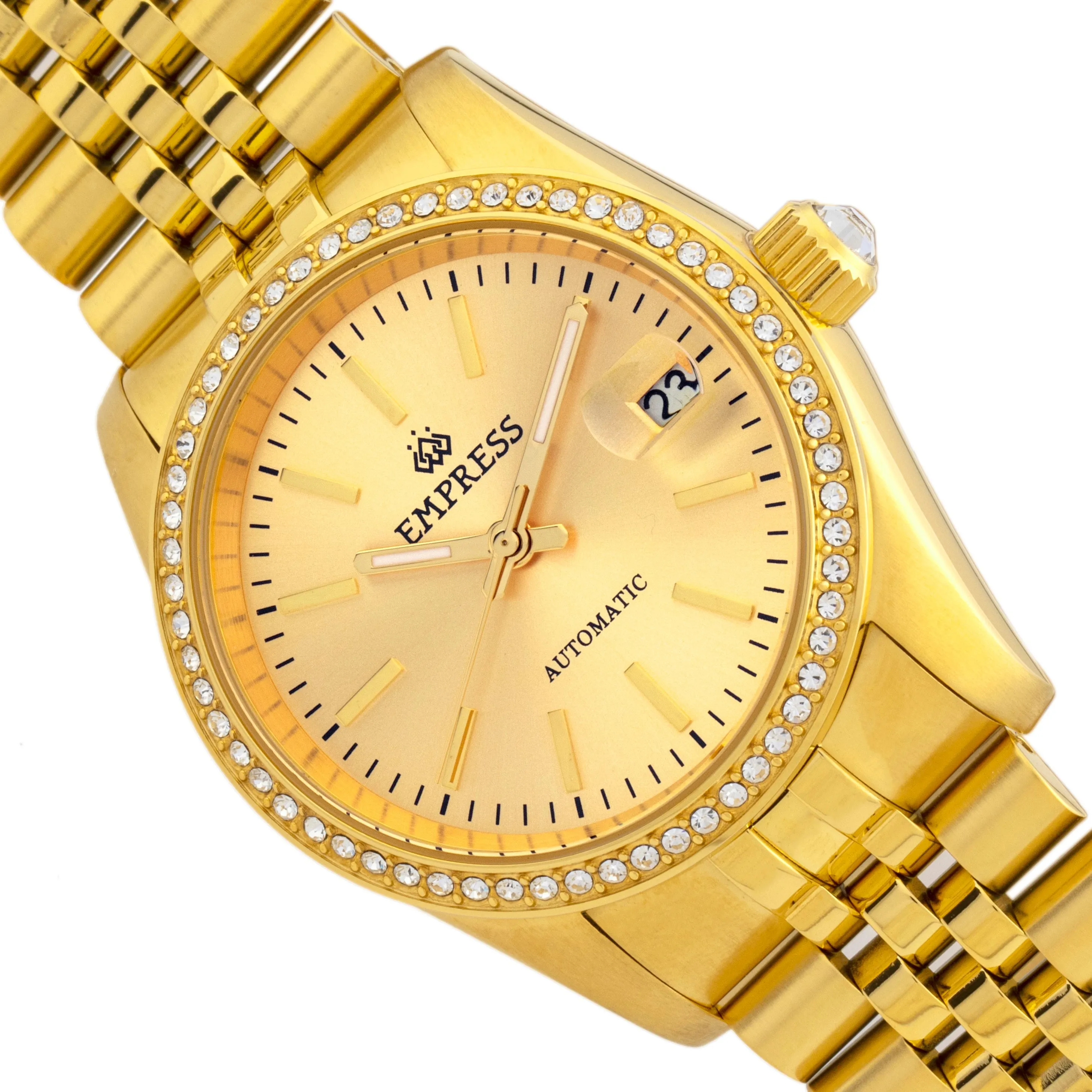 Empress Constance Automatic Bracelet Watch w/Date - Gold sold by Ruumur product image thumbnail 3