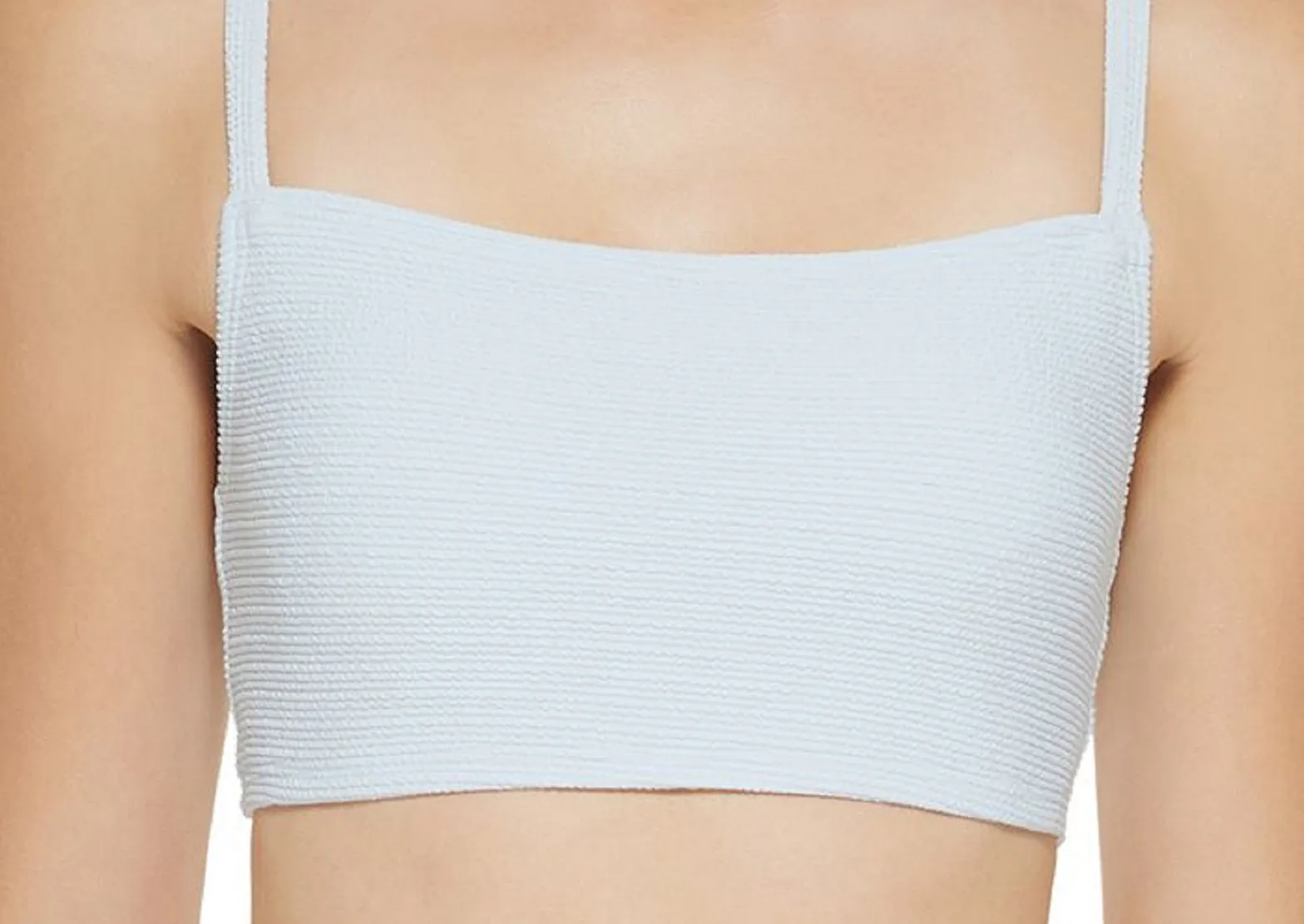 DKNY Women's Textured Bralette Bikini Top Swimsuit Blue sold by Ruumur product image thumbnail 3