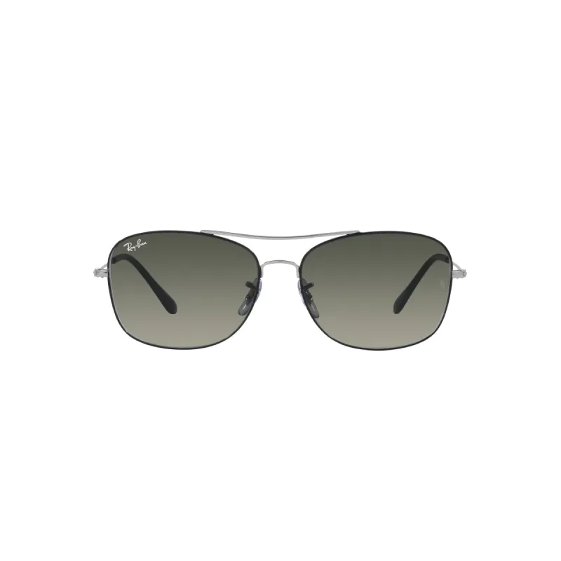 Ray Ban Silver Sunglasses with Grey Gradient Lenses-RB_3799_914471_57mm sold by Ruumur