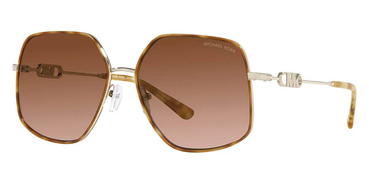 Michael Kors Women's 59mm Light Gold Amber Tort Sunglasses MK1127J-10143B-59 sold by Ruumur