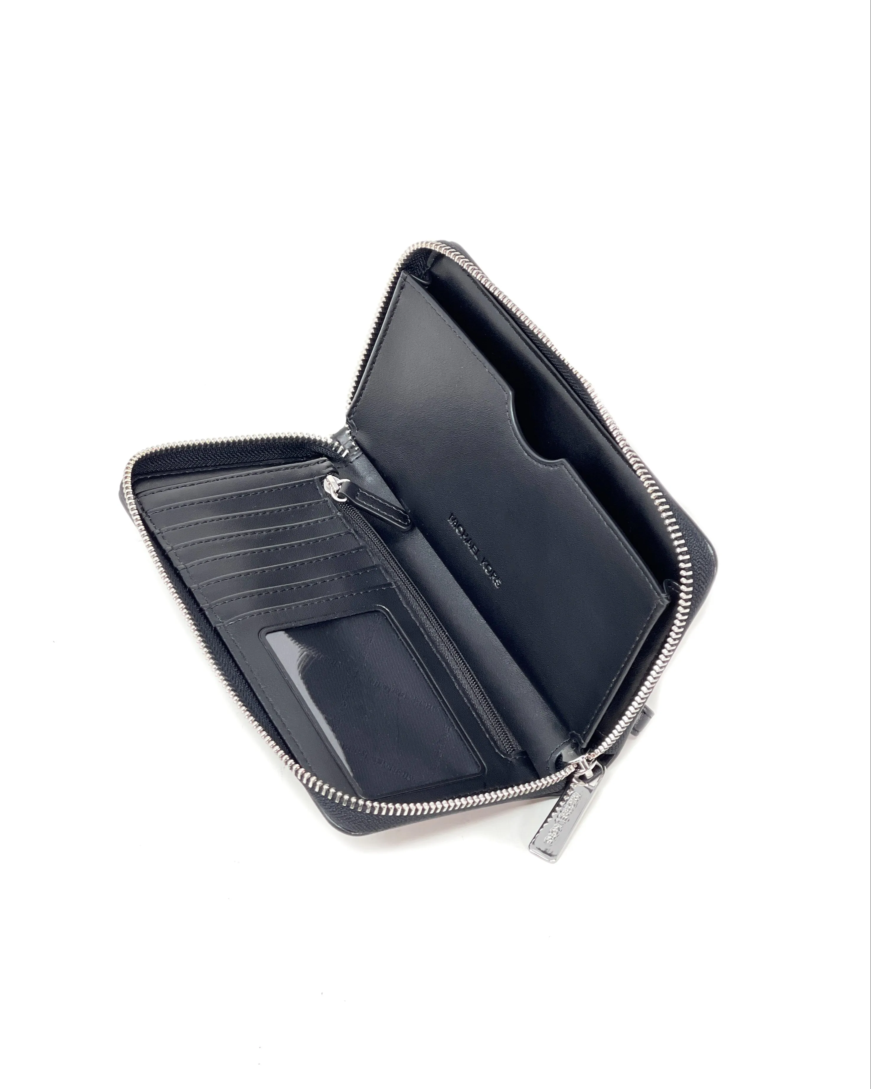 Michael Kors Women's Black Multi Jet Set Travel Logo Jacquard Wallet sold by Ruumur product image thumbnail 2