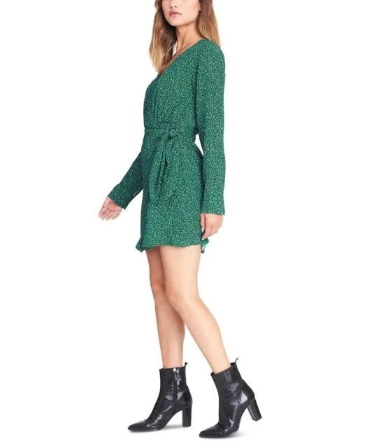 Sanctuary Women's Stay The Night Printed Wrap Dress Green Size 6 sold by Ruumur product image thumbnail 3