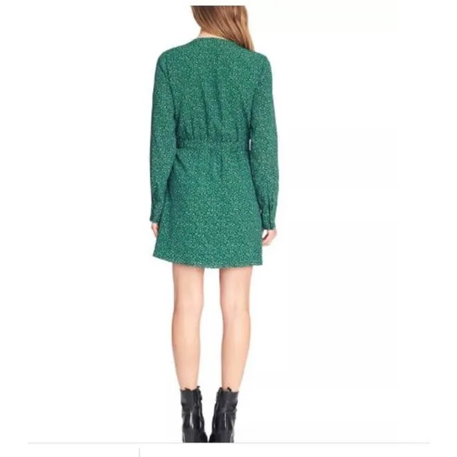 Sanctuary Women's Stay The Night Printed Wrap Dress Green Size 6 sold by Ruumur product image thumbnail 2