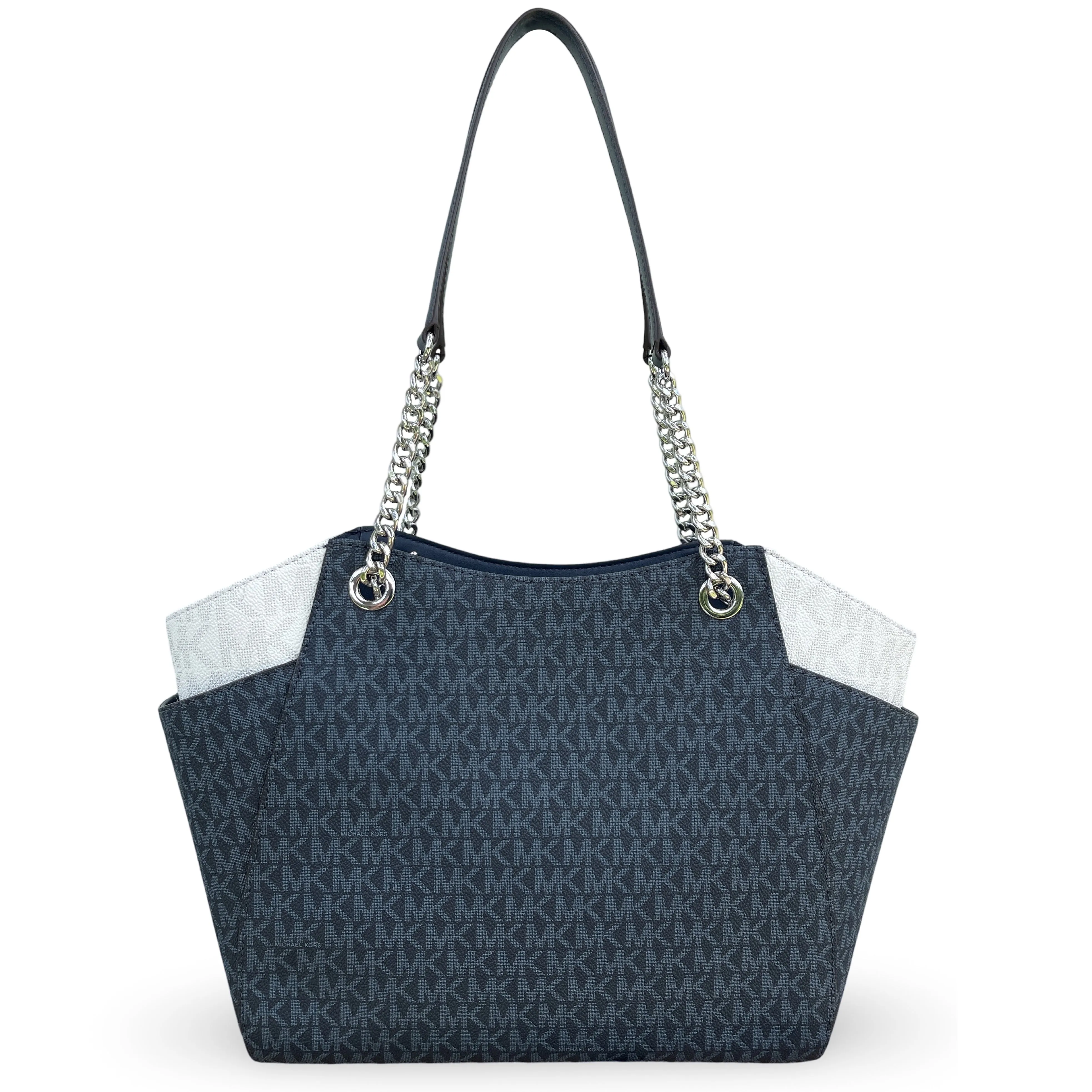 Michael Kors Women's Jet Set Large Two-Tone Signature Logo Shoulder Bag sold by Ruumur product image thumbnail 3