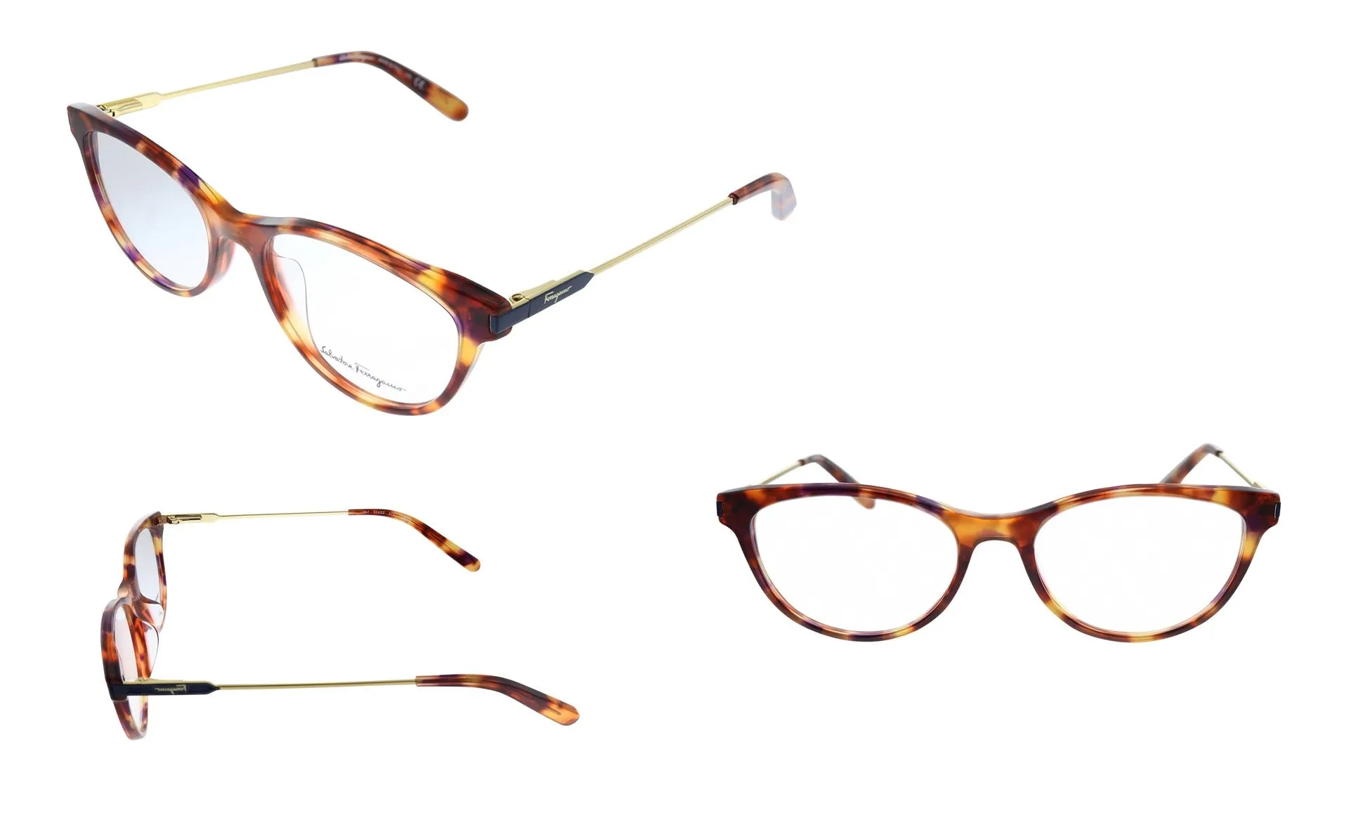 Salvatore Ferragamo Women Havana Sunglasses SF_2852_214_52mm sold by Ruumur product image thumbnail 4