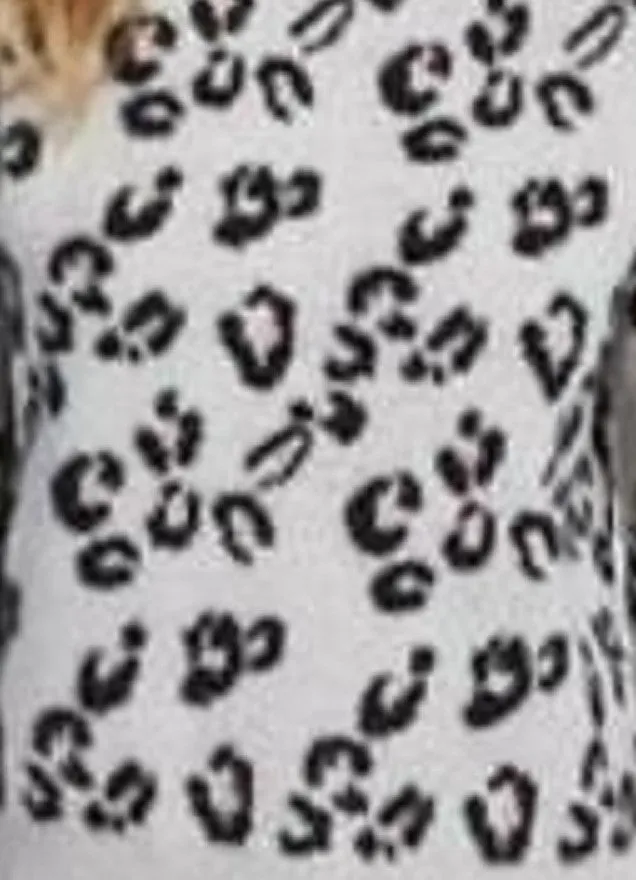 Planet Gold Women's Animal-Print Sweater Gray Size Extra Small sold by Ruumur product image thumbnail 3