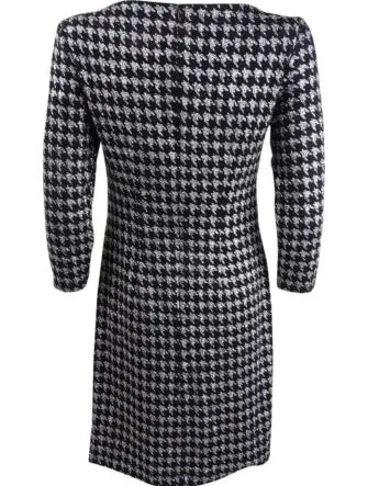 Jessica Howard Women's Glitter Houndstooth Sheath Dress Black Size 10 sold by Ruumur product image thumbnail 2