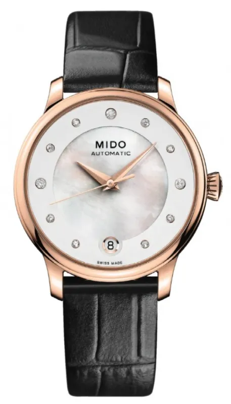 Mido Women's Baroncelli II 33mm Automatic Watch M0392073610600 sold by Ruumur