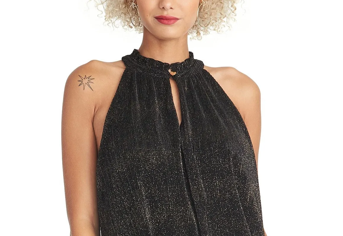 Rachel Rachel Roy Women's Metallic Halter Top Black Size Small sold by Ruumur product image thumbnail 3