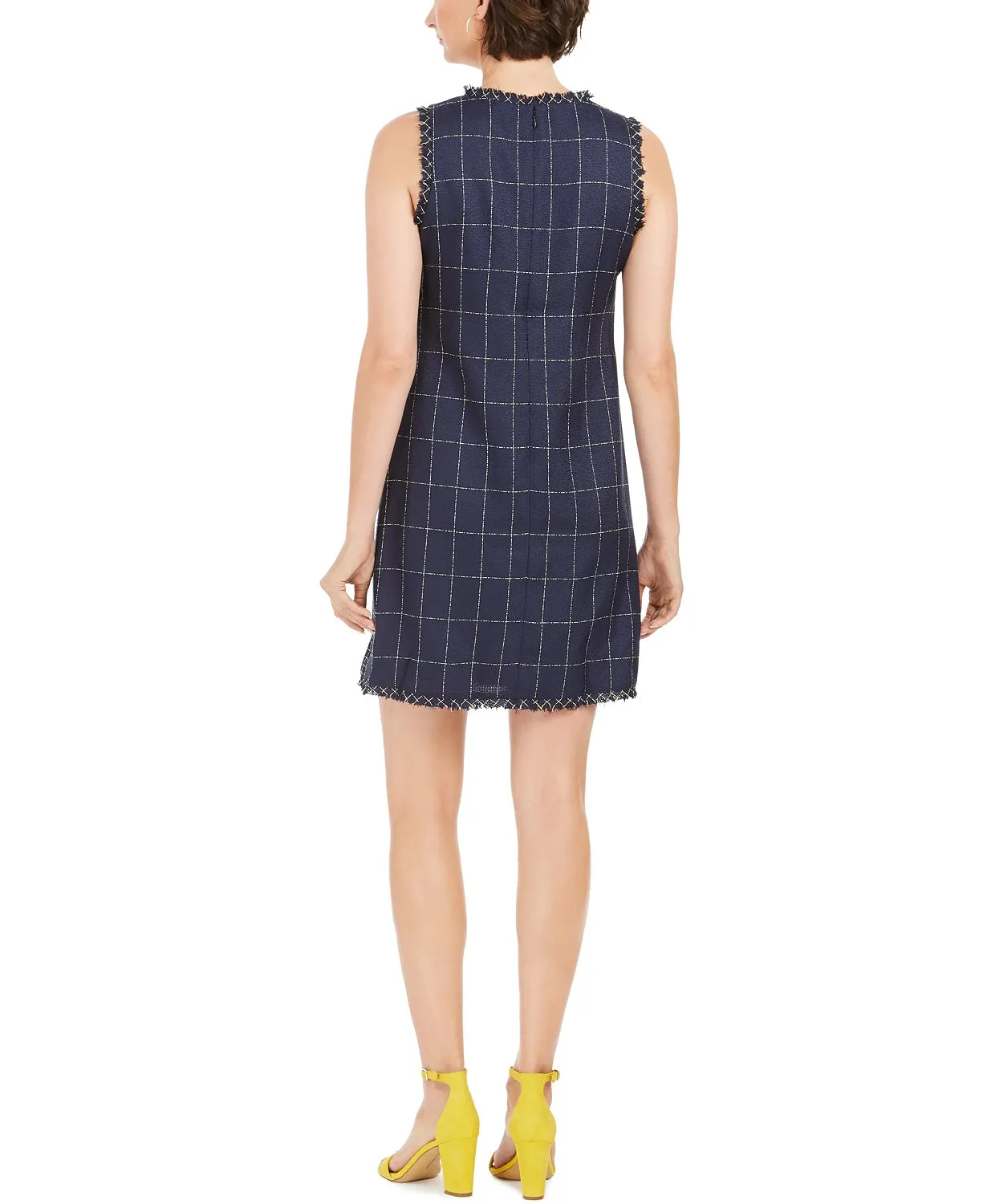 Julia Jordan Women's Mixed Plaid Sheath Dress Blue Size 16 sold by Ruumur product image thumbnail 2