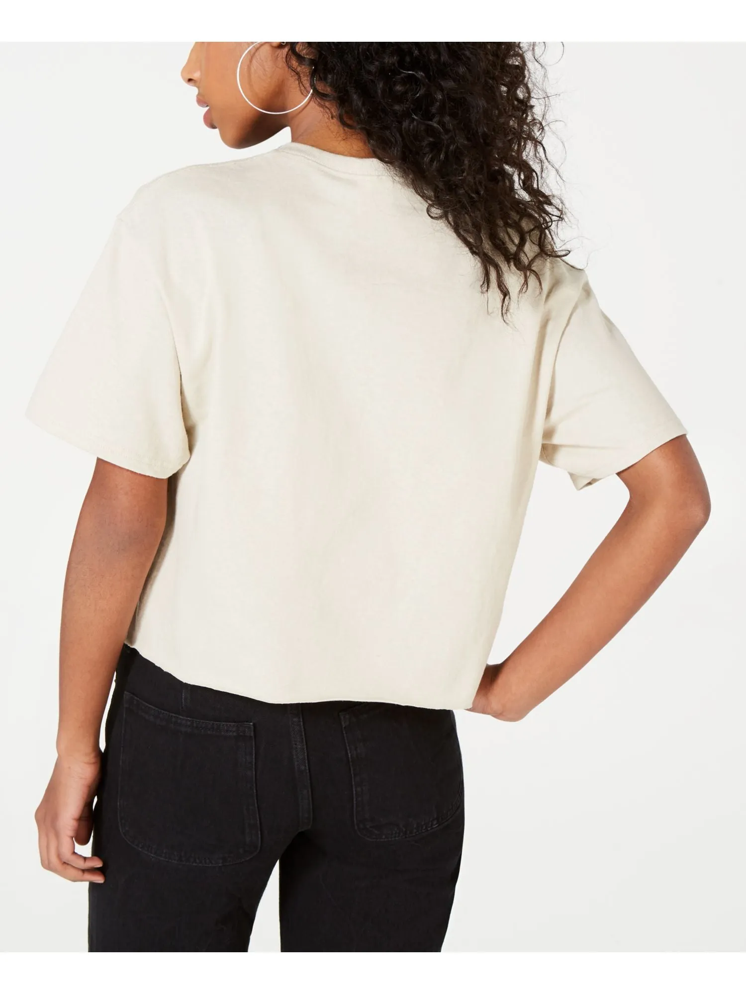 MAD ENGINE Women's Short Sleeve Crew Neck T-Shirt Beige Size XS sold by Ruumur product image thumbnail 2