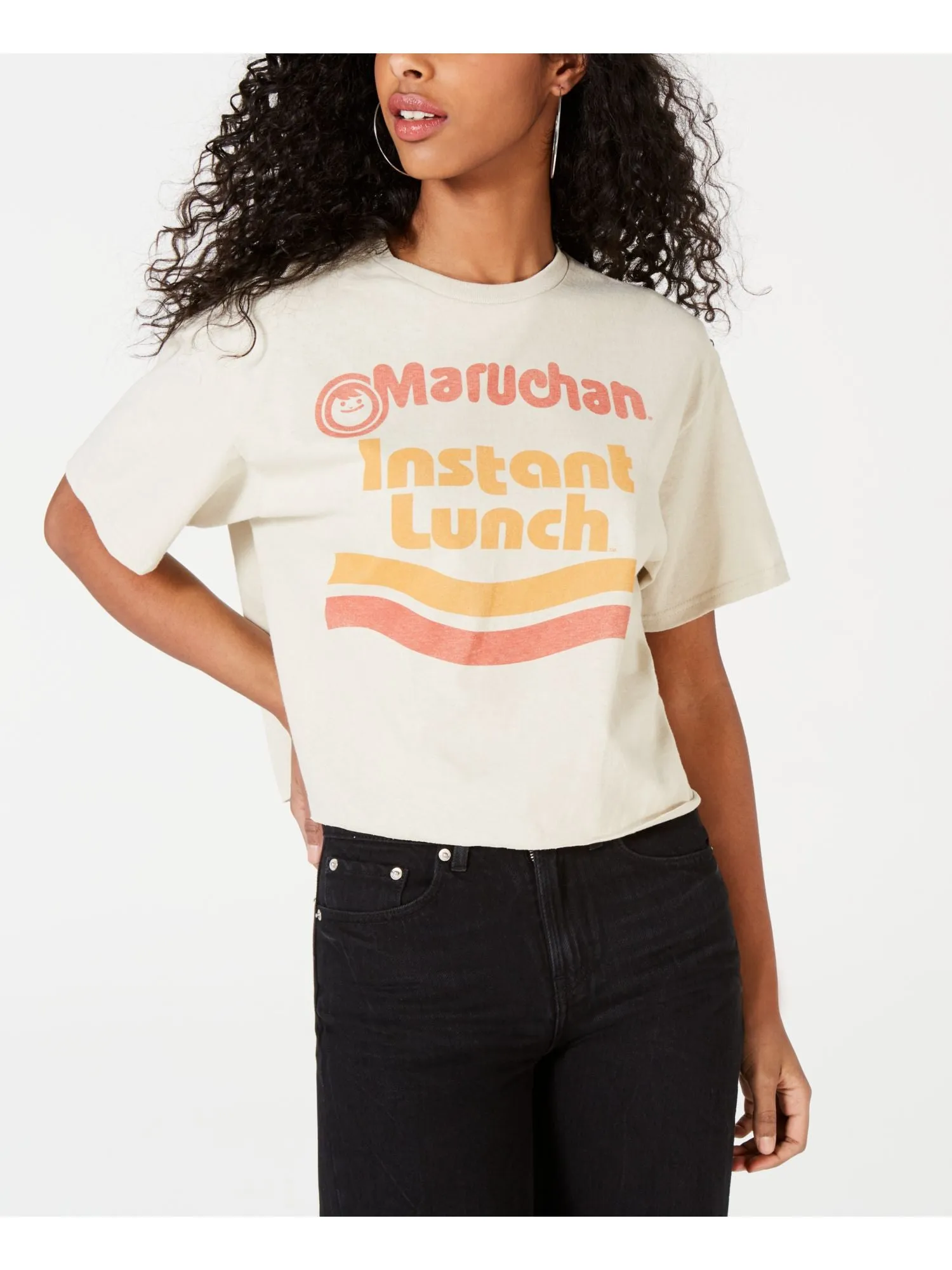 MAD ENGINE Women's Short Sleeve Crew Neck T-Shirt Beige Size XS sold by Ruumur