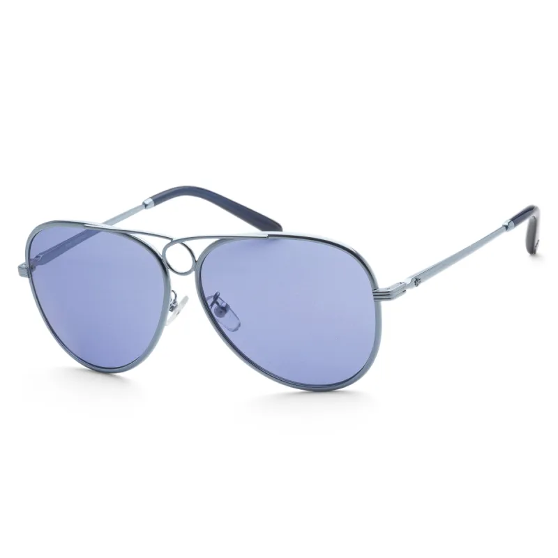 Tory Burch Women's Fashion 59mm Light Blue Gunmetal Sunglasses sold by Ruumur