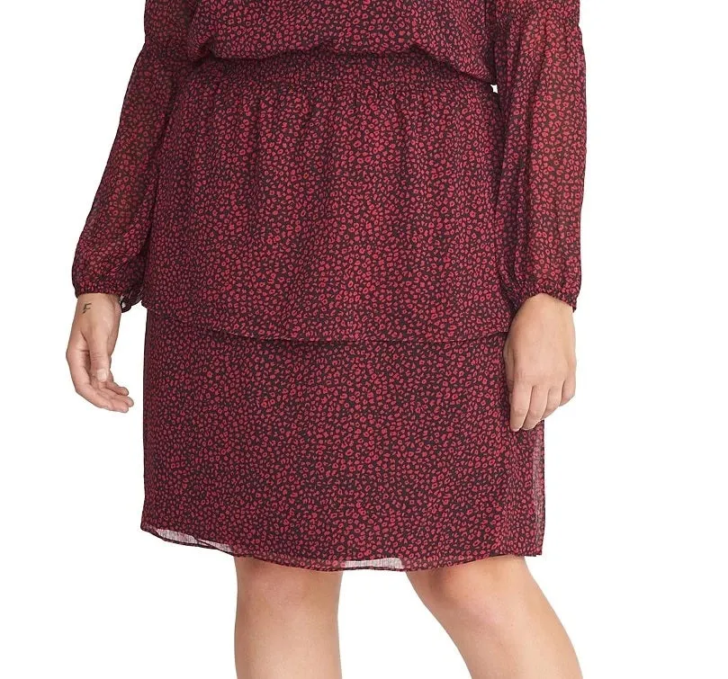 Rachel Roy Women's Lola Long Sleeve Ditsy Floral Blouson Dress Black Size 0X sold by Ruumur product image thumbnail 3
