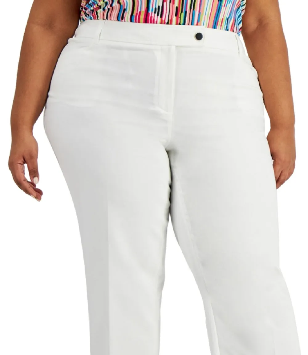 Anne Klein Women's Beacon Hill Cropped Pants White sold by Ruumur product image thumbnail 2