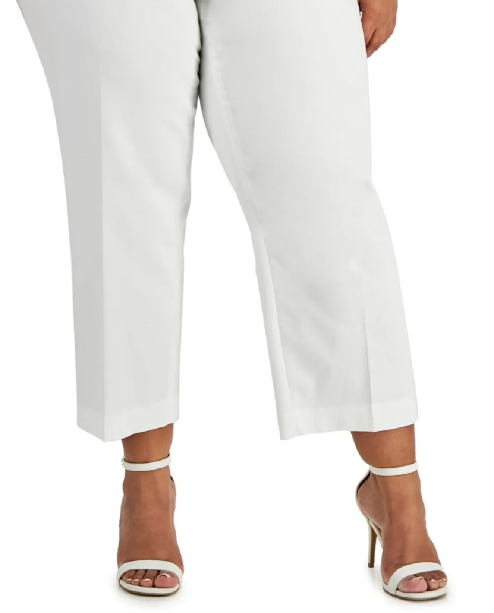 Anne Klein Women's Beacon Hill Cropped Pants White sold by Ruumur product image thumbnail 3