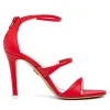 Lorenza Red Leather Sandal sold by Ruumur
