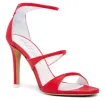 Lorenza Red Leather Sandal sold by Ruumur