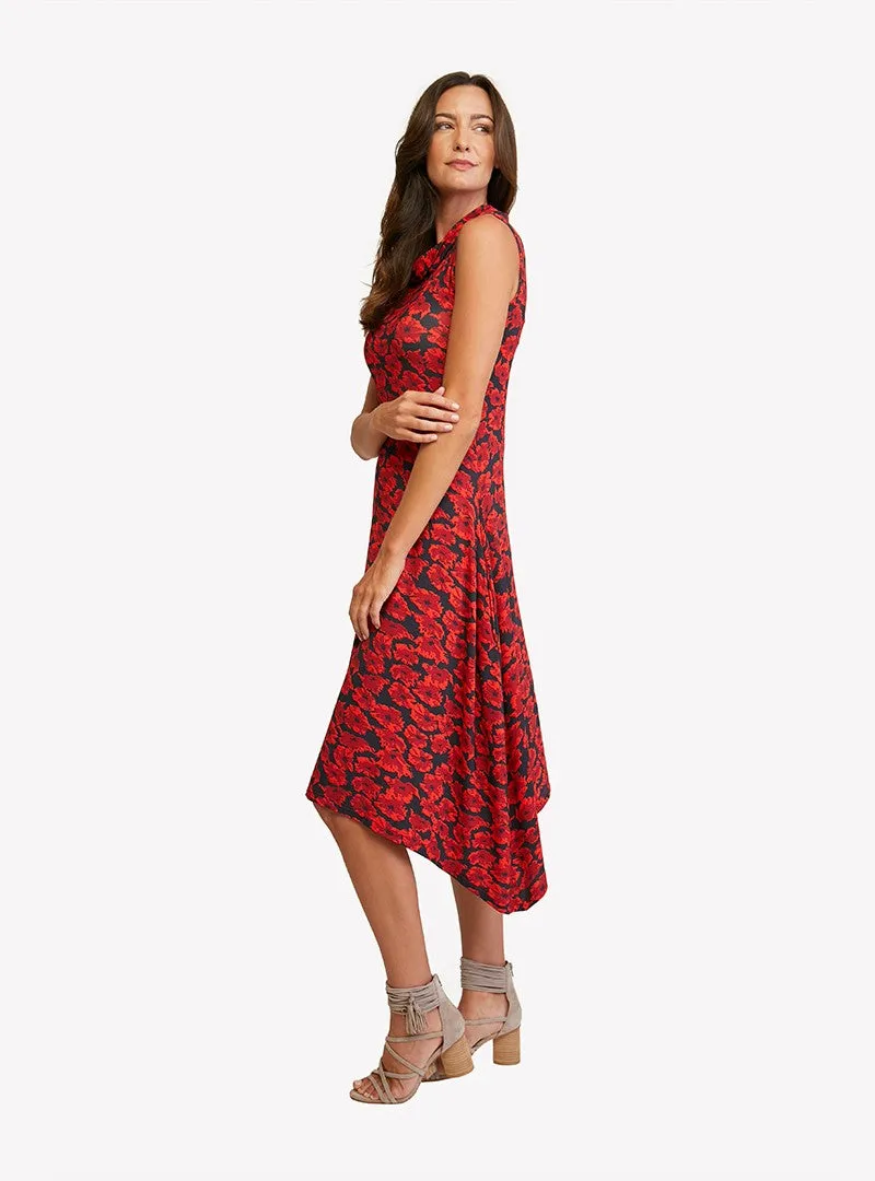 LOULOU DAMOUR Women's Summer Field Sleeveless Printed Dress With Fun Nod Collar sold by Ruumur product image thumbnail 3