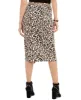 Thalia Women's Straight & Pencil Leopard Print Skirt Brown Size Small sold by Ruumur