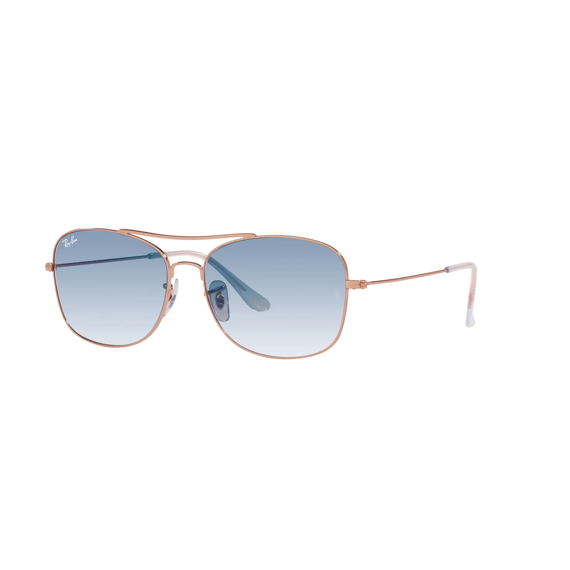 Ray Ban Polished Rose Gold Sunglasses with Blue Gradient Lenses-RB_3799_92023F_57mm sold by Ruumur product image thumbnail 2