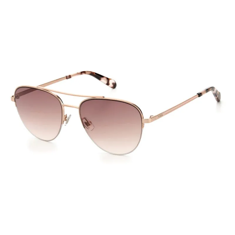 Fossil Women's 54mm Rose Gold Sunglasses FOS2106GS-0AU2-HA sold by Ruumur